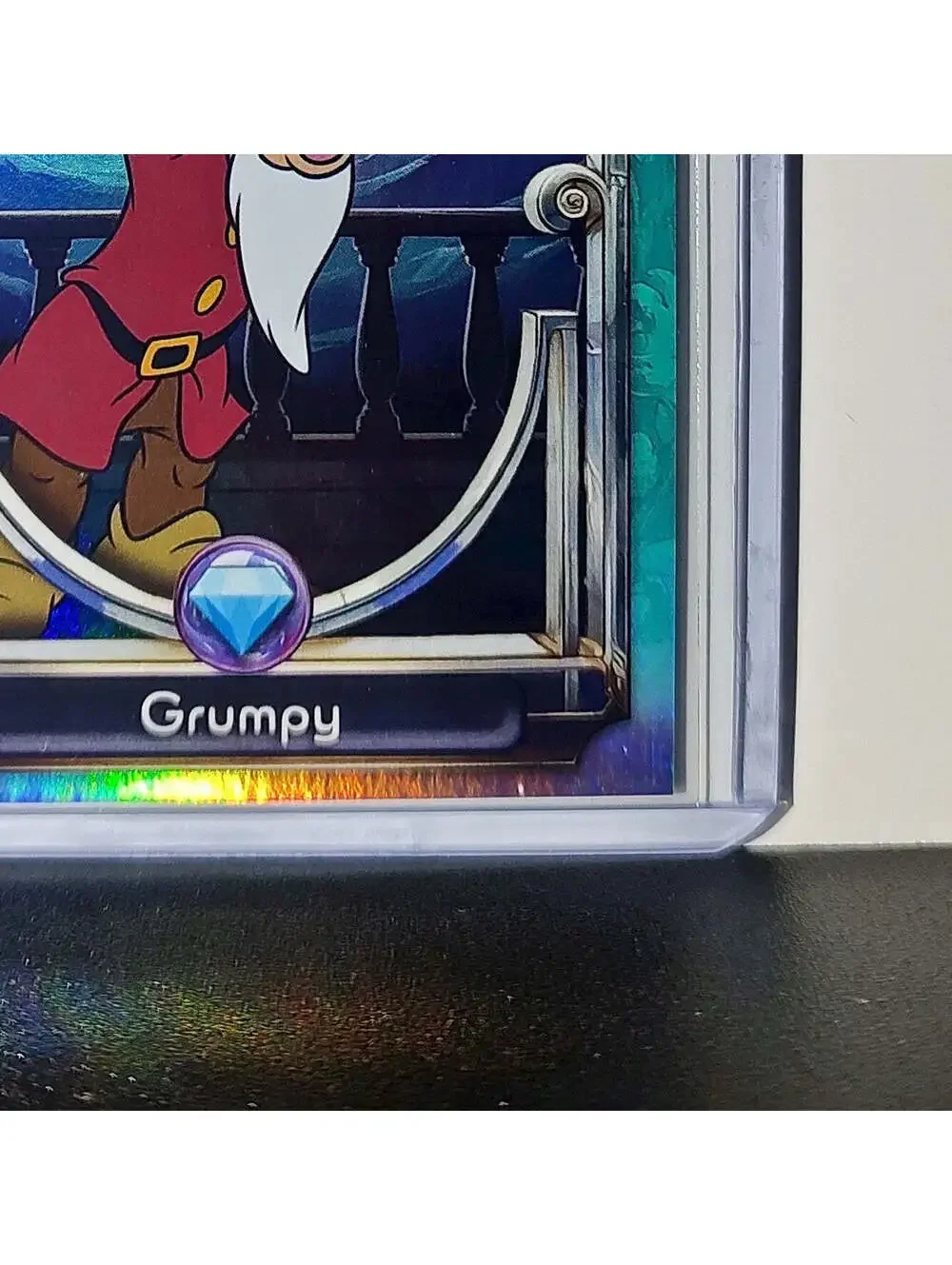 Grumpy 2025 Topps Disney Wonder #102 Diamond Card Snow White & the Seven Dwarfs